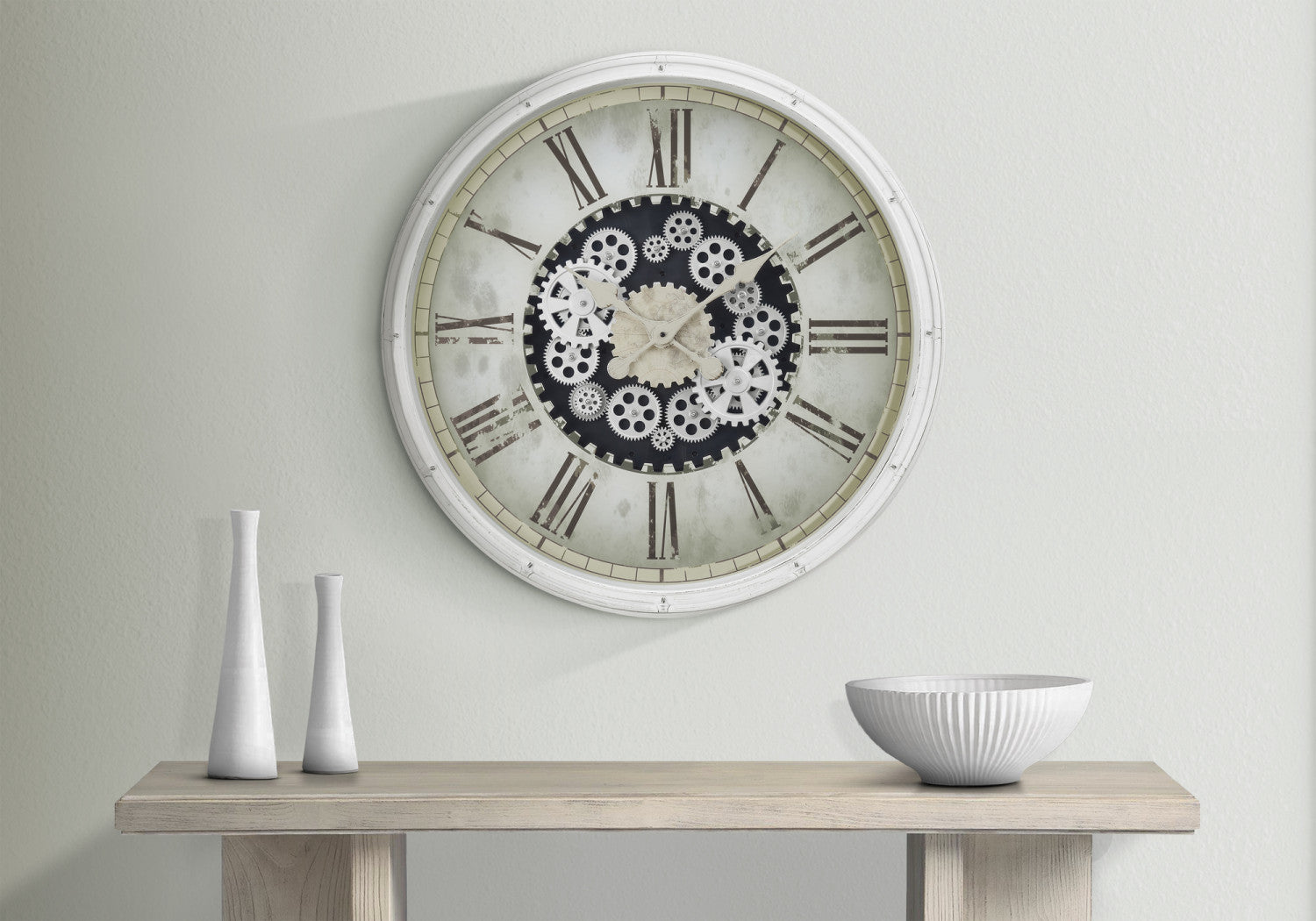 Nimbus Clock - White