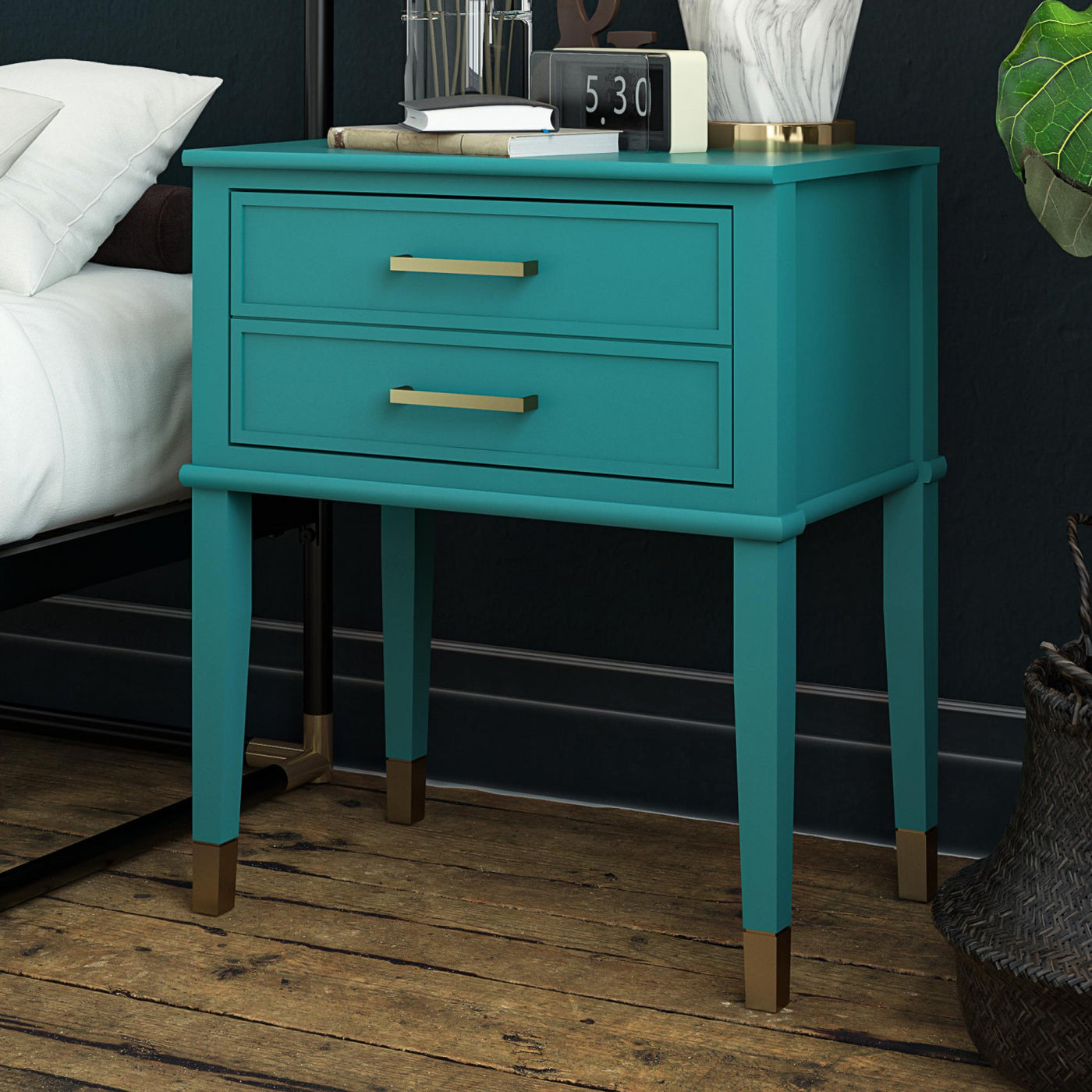 Westerleigh End Table - Emerald Green