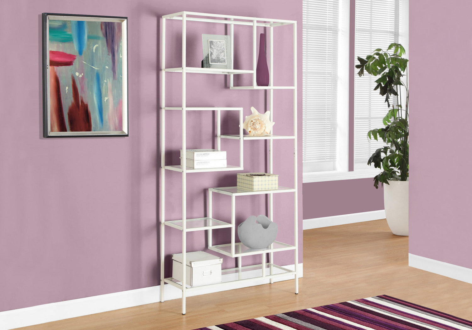 Quin Bookcase - White