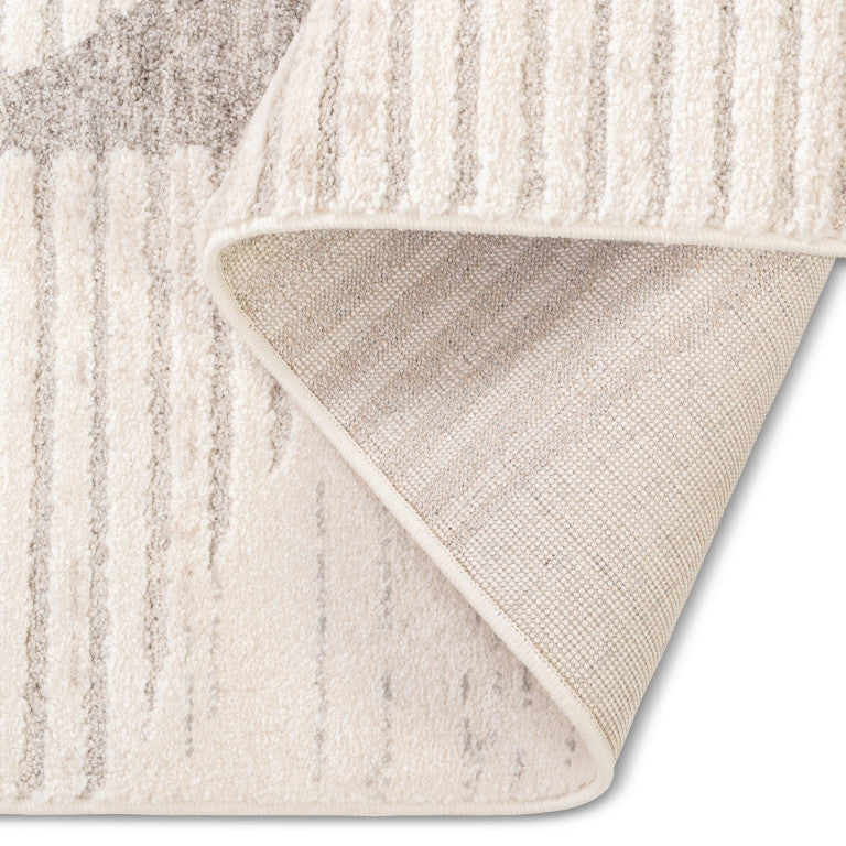 Elio Shapes Rug - 9' x 12' - Light Brown