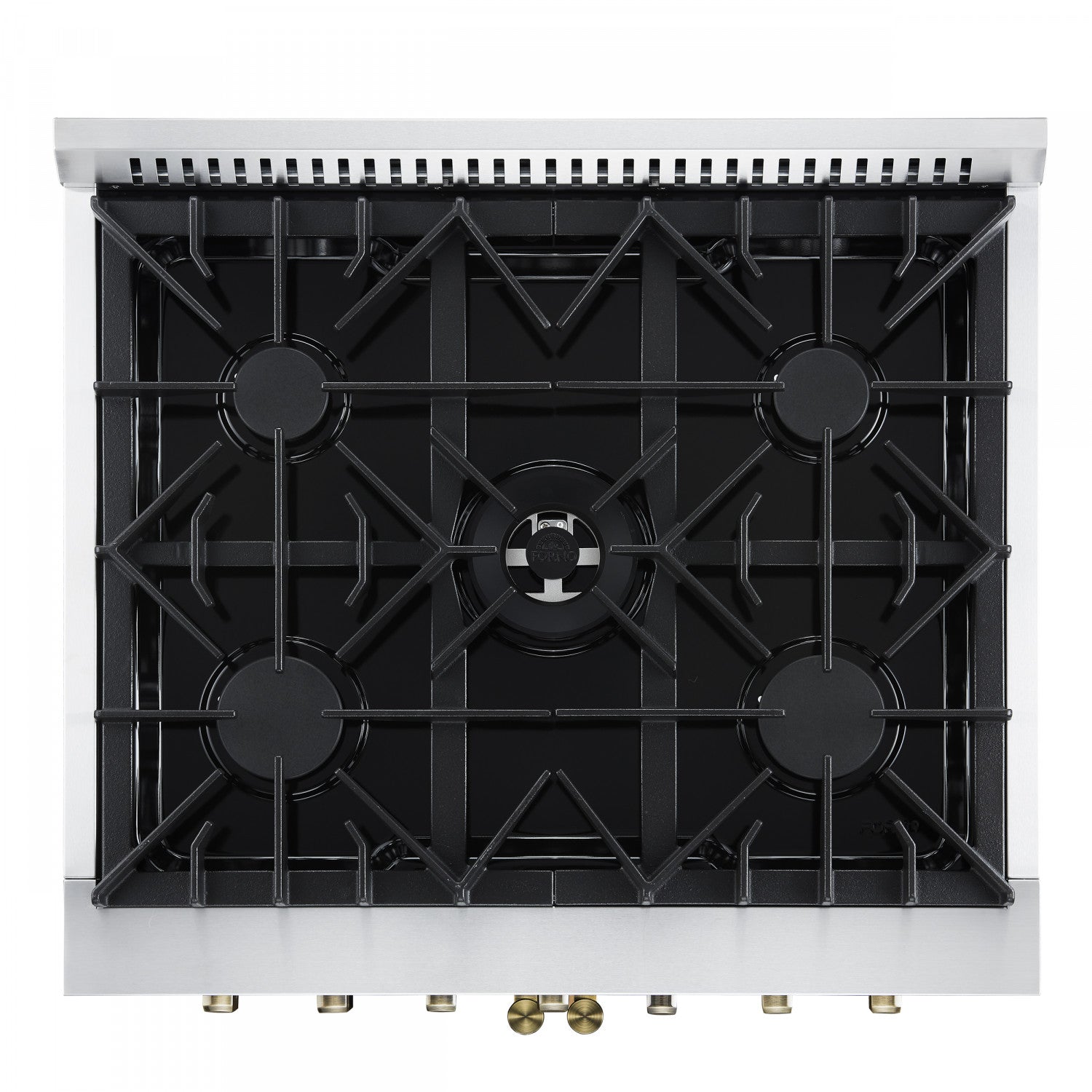 Forno Galiano 30" White French Door Dual Fuel Range With True Convection (4.32 Cu. Ft.) - FFSGS6356-30WHT