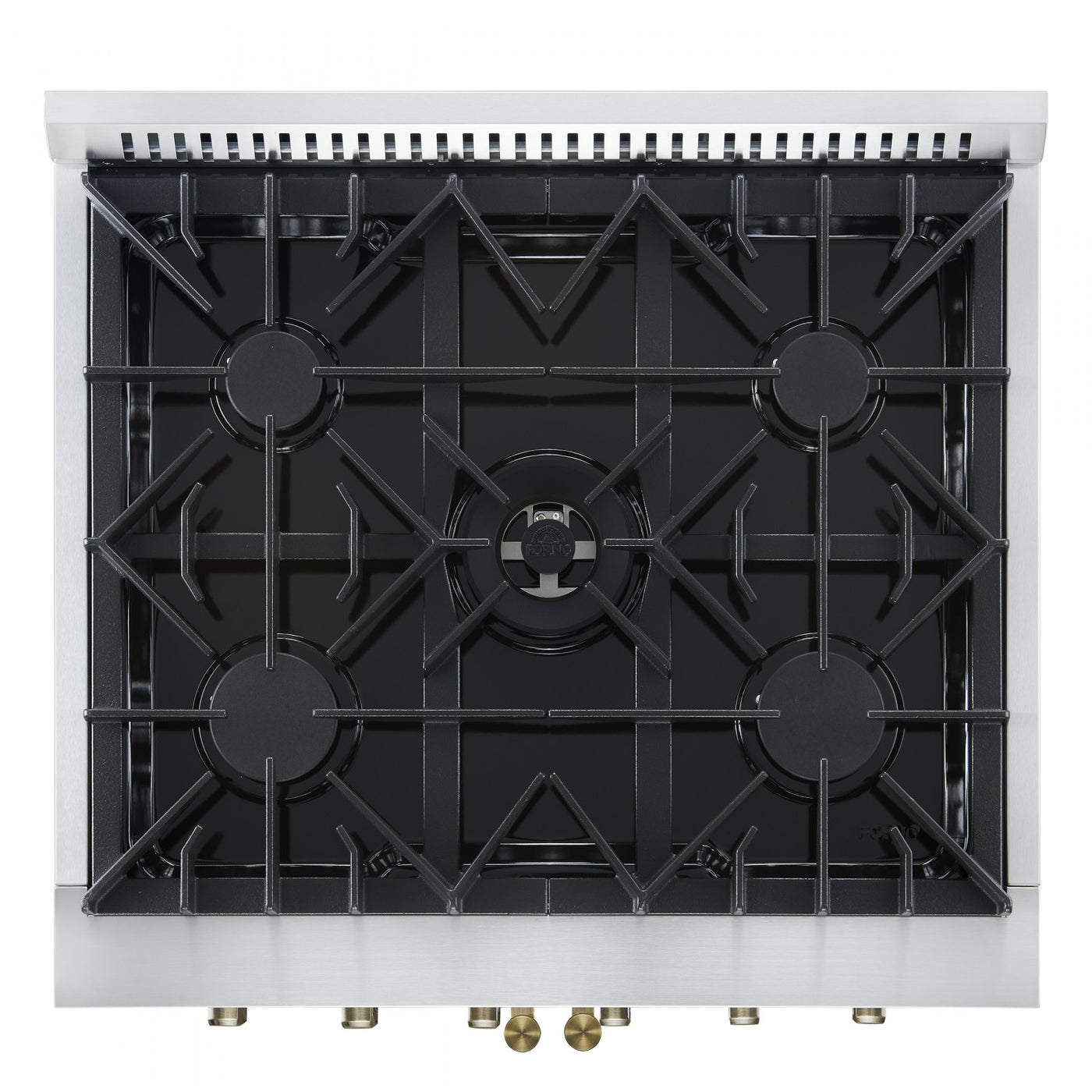 Forno Galiano 30" White French Door Freestanding Gas Range (4.32 Cu. Ft.) - FFSGS6444-30WHT