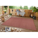Calypso Crosshatch Outdoor Rug - 8' x 10' - Red