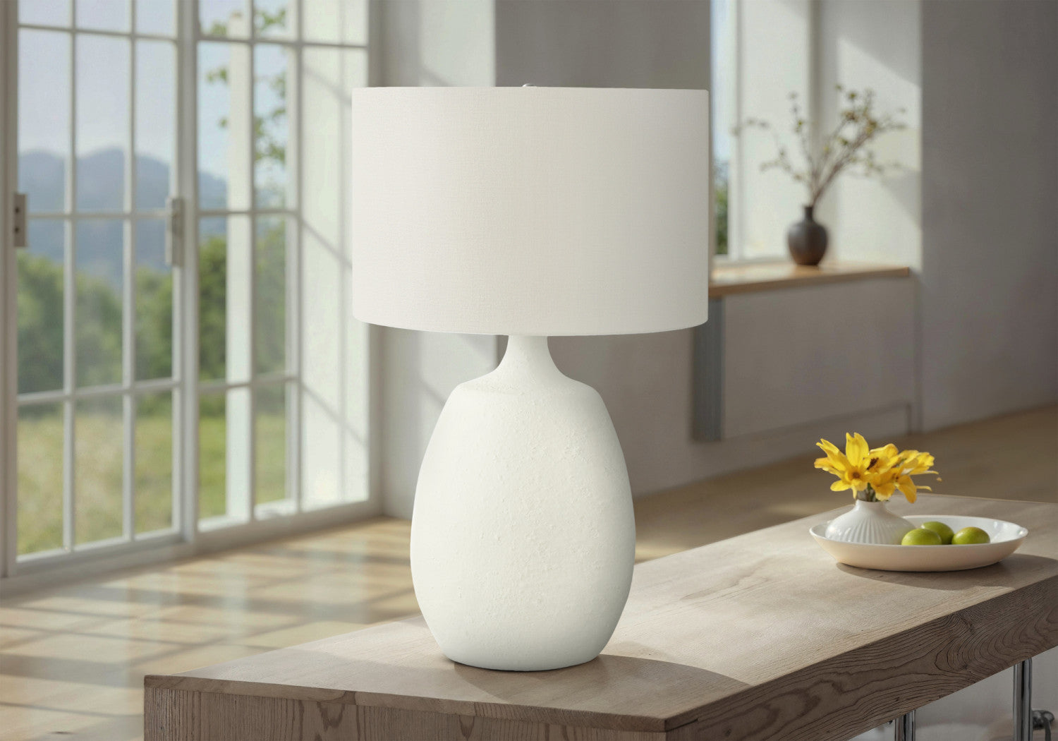 Upton Table Lamp - Cream