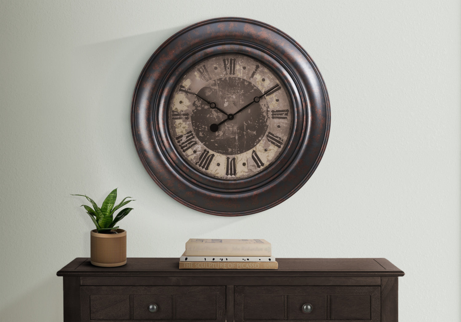 Opus Clock - Brown