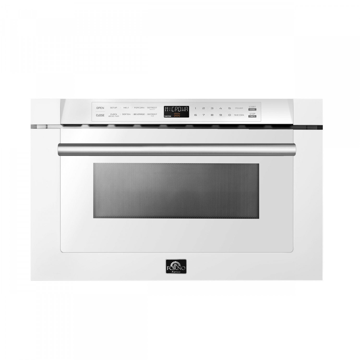 Forno Capoliveri White 24" Built-In Microwave Drawer (1.2 Cu. Ft.) - FMWDR3000-24WHT