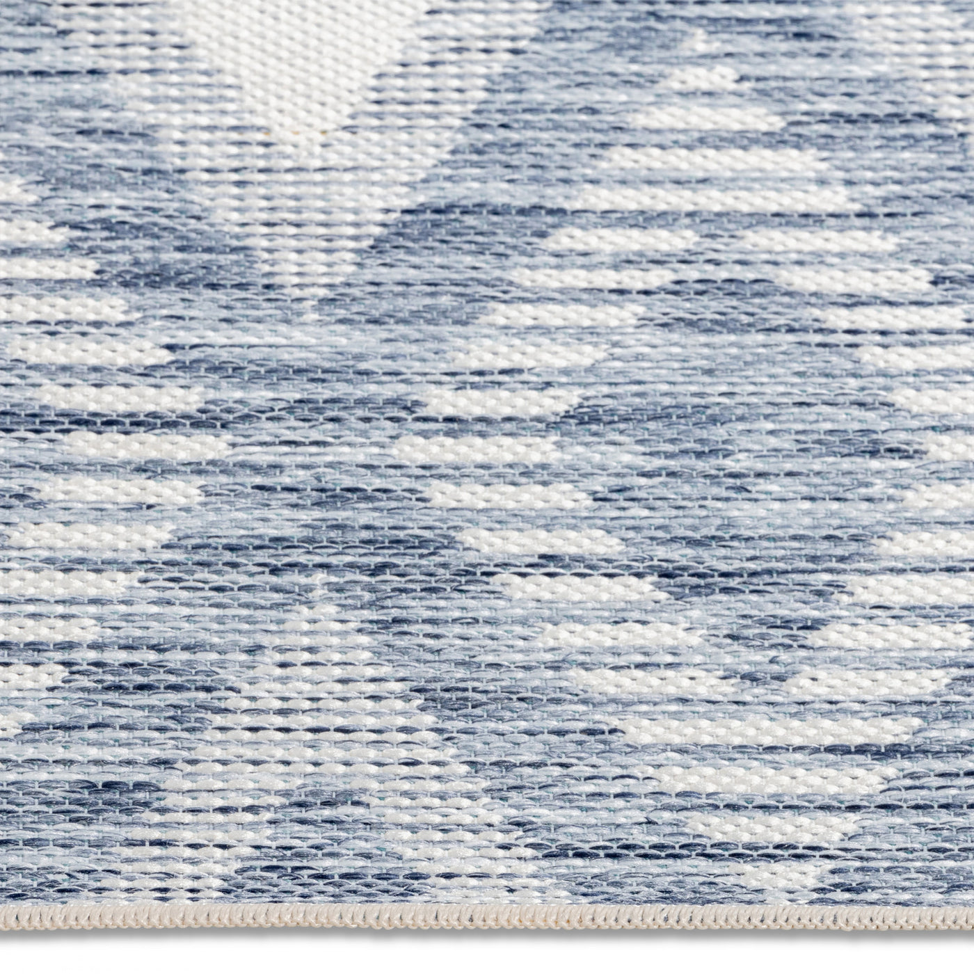 Marbella Diamonds Outdoor Rug - 8' x 10' - Blue