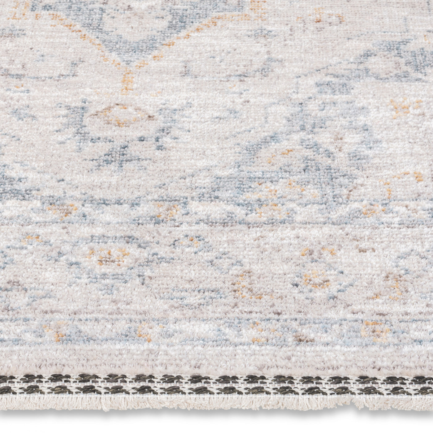 Poetic Traditional Rug - 5' x 7' - Antique White/Brown