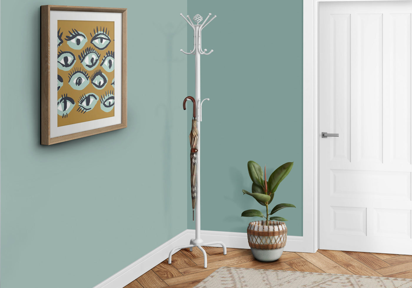Elko Coat Rack - White