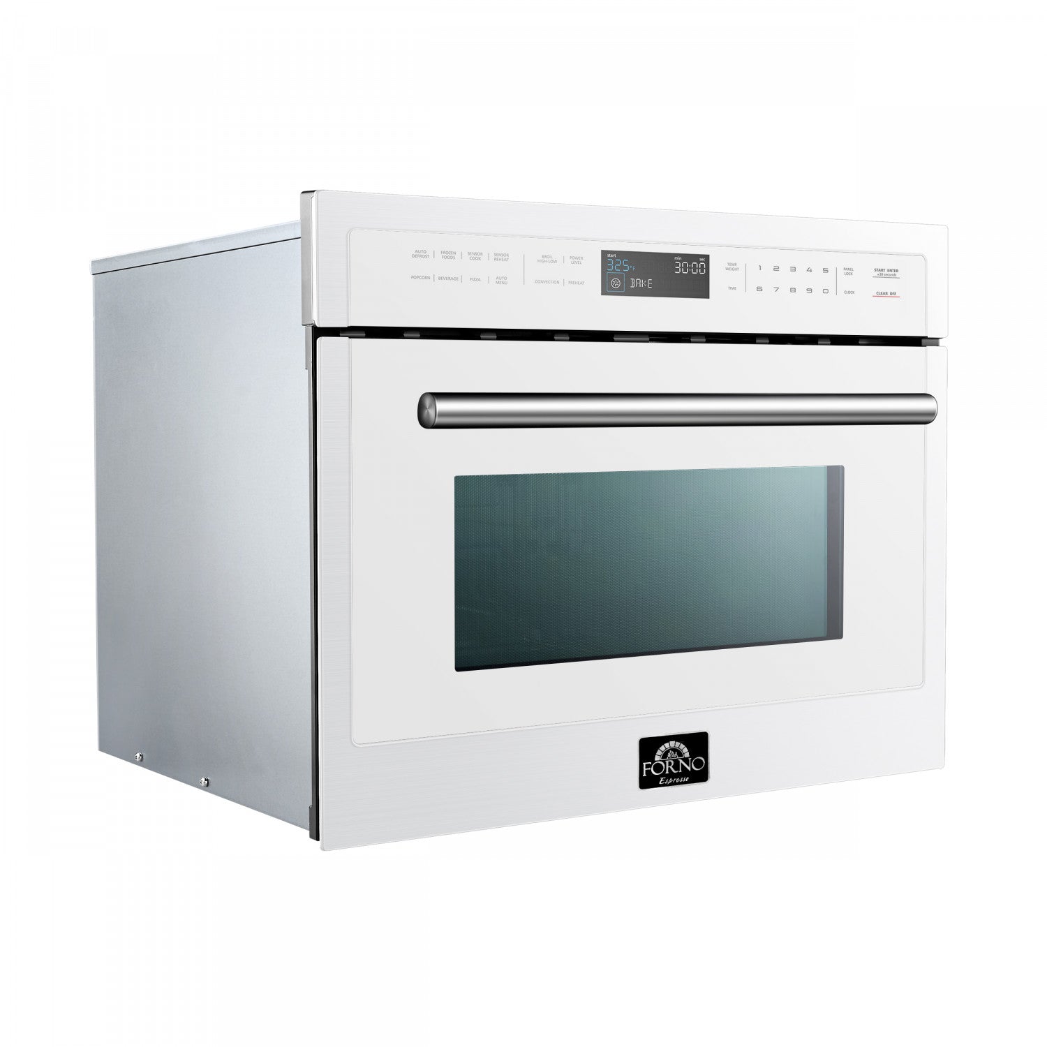 Forno Oliena White 24" Built-In Microwave Convection Oven (1.6 Cu. Ft.) - FMWDR3093-24WHT