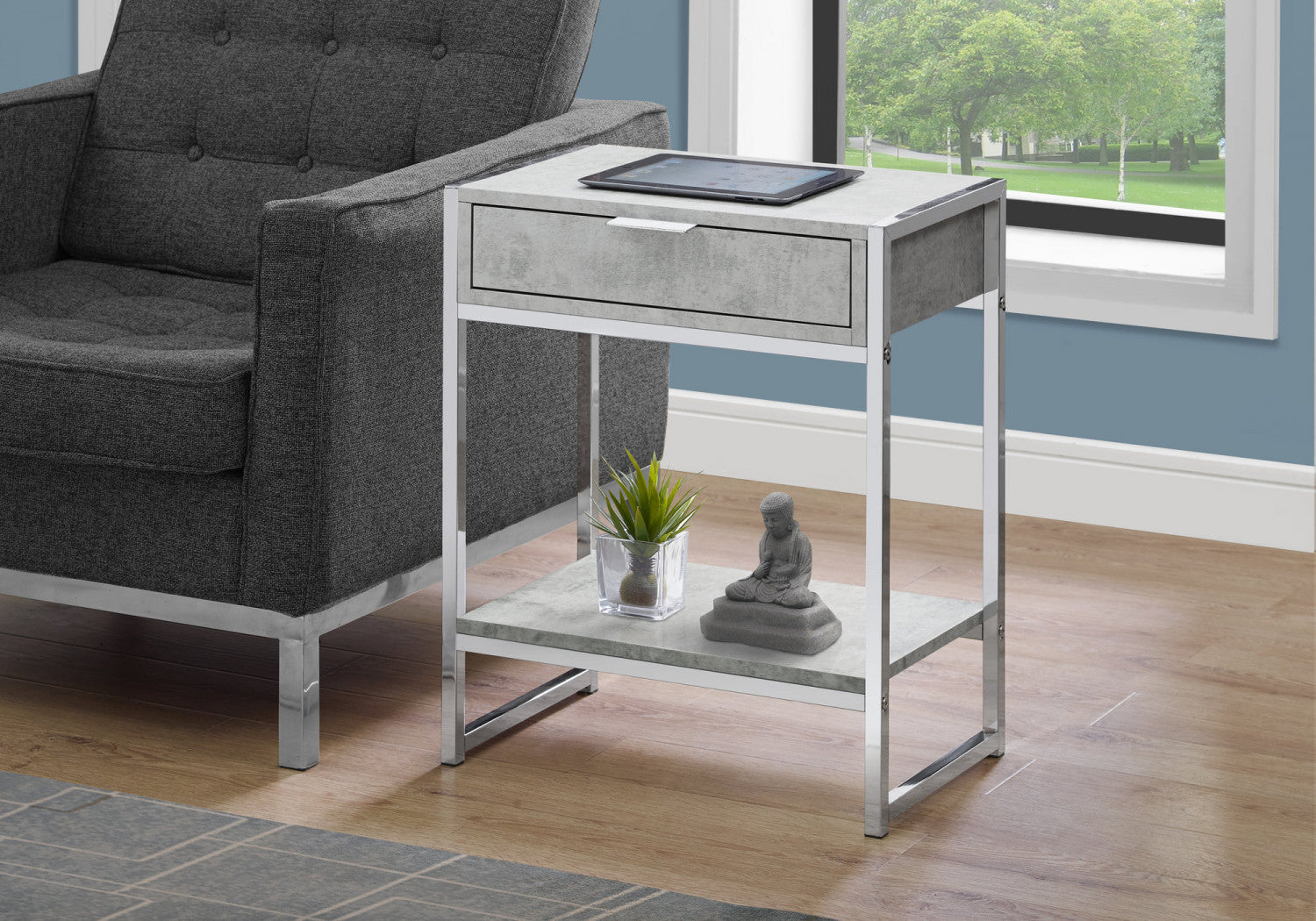 Tallen Side Table - Grey