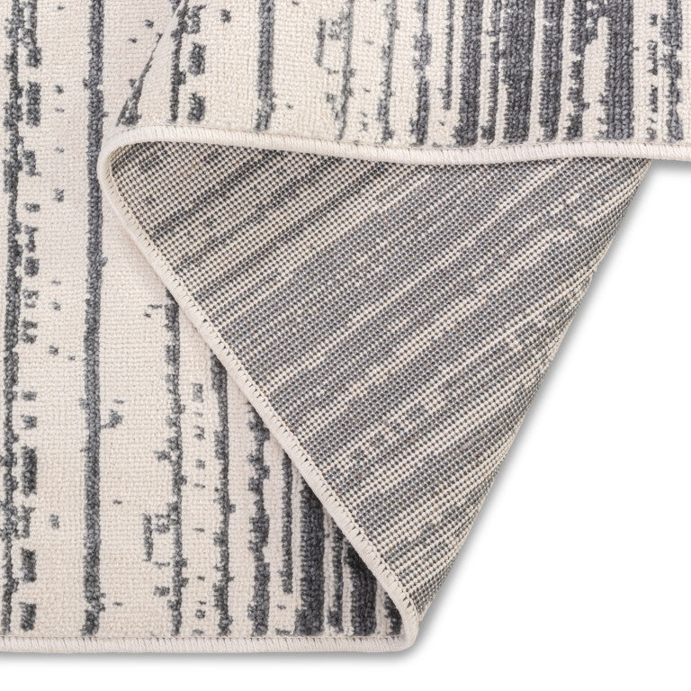 Urbane Stripes Rug - 3' x 5' - Grey