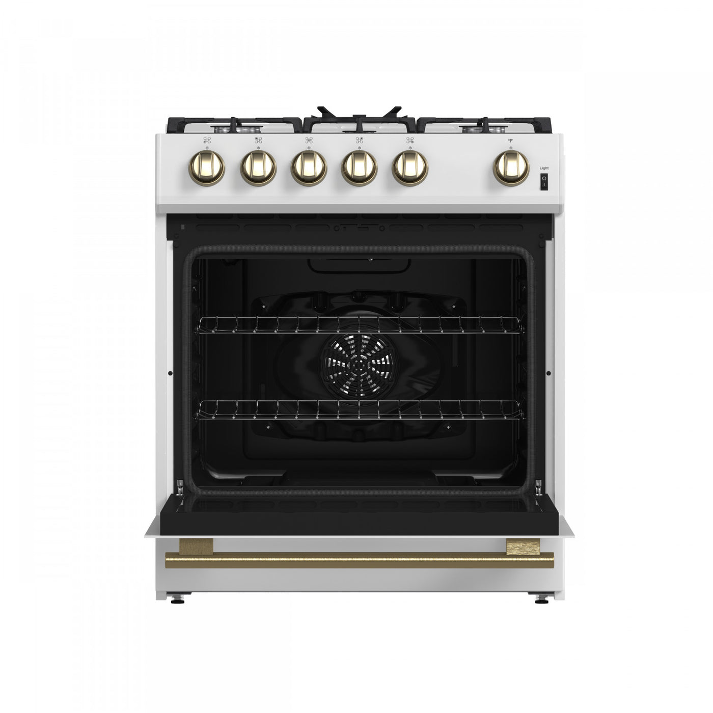 Forno Leonardo 30" White Freestanding Gas Range (5.0 Cu. Ft.) - FFSGS1116-30WHT