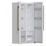 Forno Salerno 33" White Freestanding Side-by-Side Refrigerator (15.6 Cu. Ft.) - FFRBI1805-33WHT