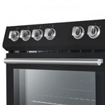 Forno Premium Black Kitchen Package with Range, Bottom Freezer Refrigerator, Dishwasher and Range Hood - FBDL-006-02CA