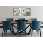 Calm Bloom I Wall Art - White/Green - 24 X 24