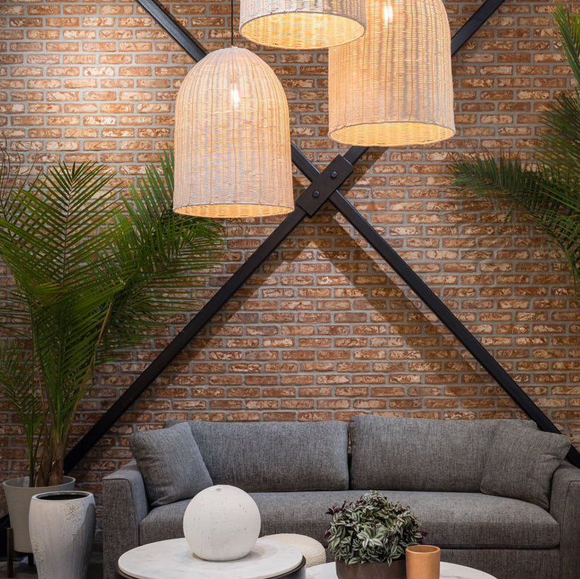 Iskren Large Chandelier - Natural