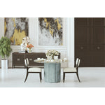 Sundre 54" Round Dining Table - Sky Blue
