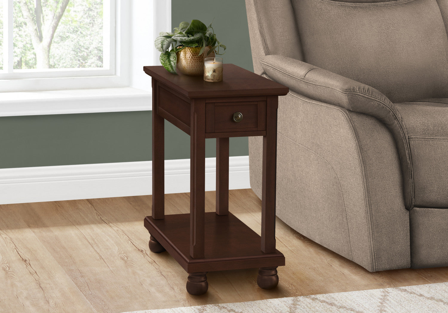 Cova Side Table - Espresso