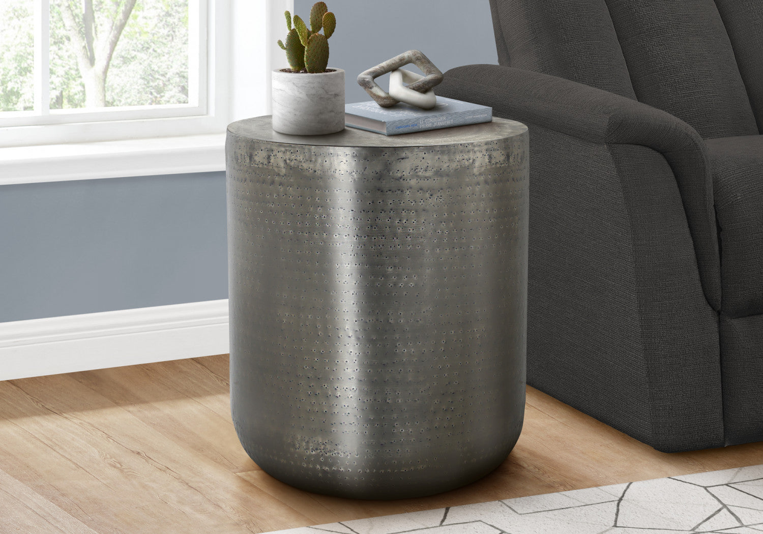 Kova Side Table - Silver
