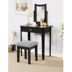 Kyrie Vanity Table Set - Black