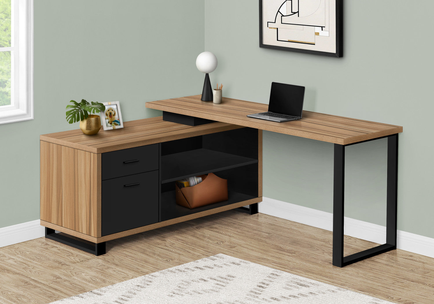 Runo Desk - Light Brown