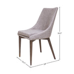 Vellaro Side Chair - Light Grey - Set of Two