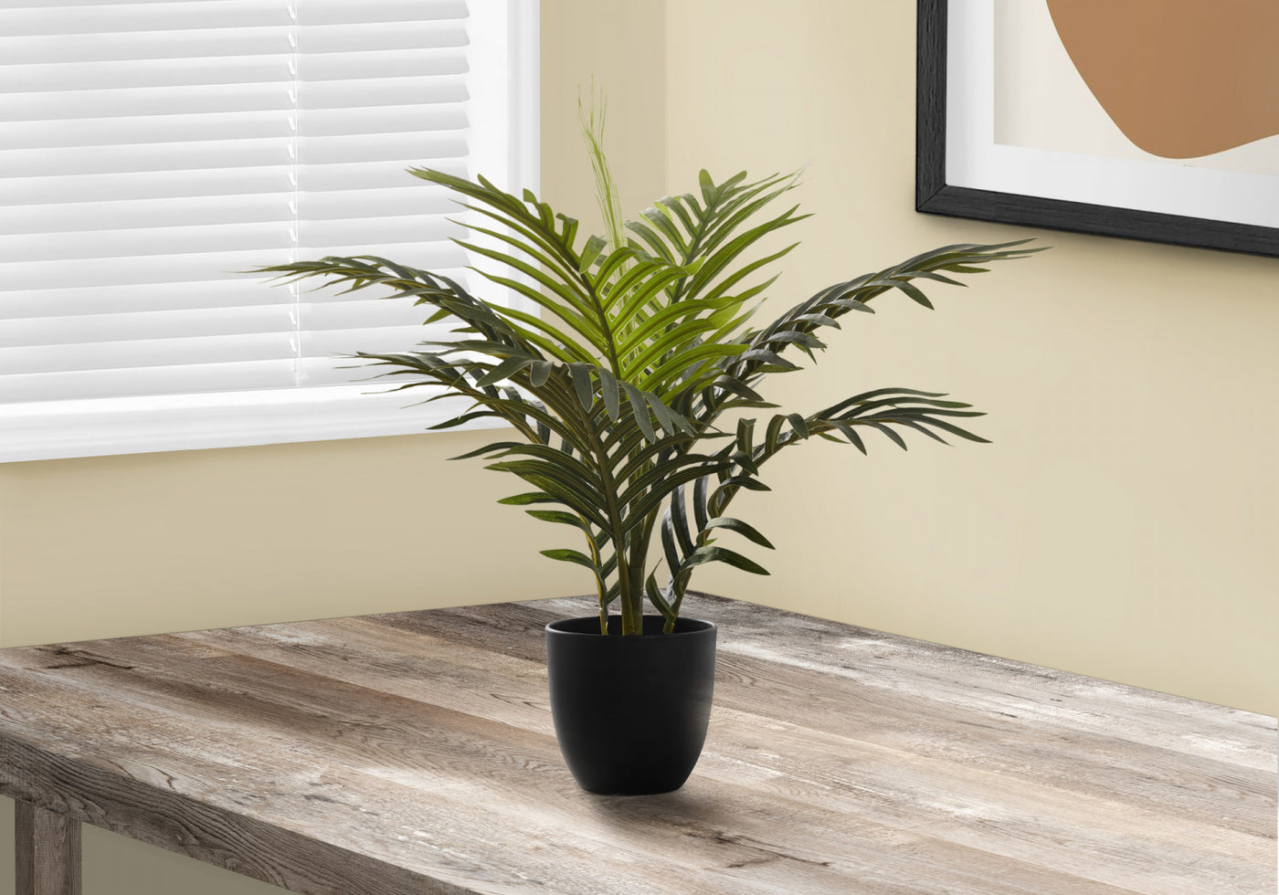 20" Palm Plant With 5" Black Pot - Green