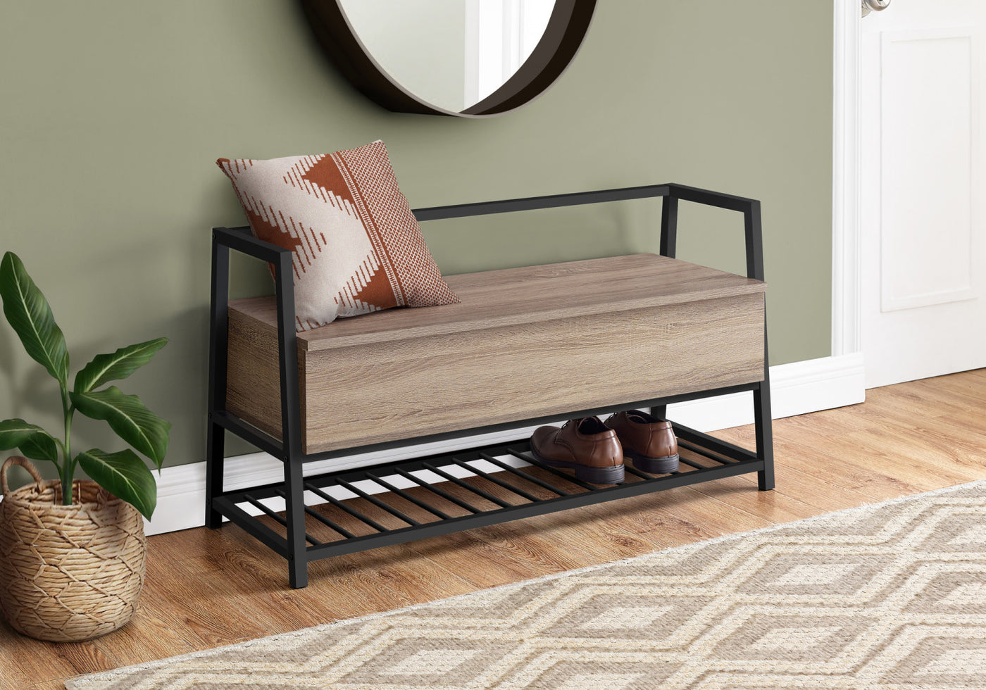Fyra Bench - Dark Taupe