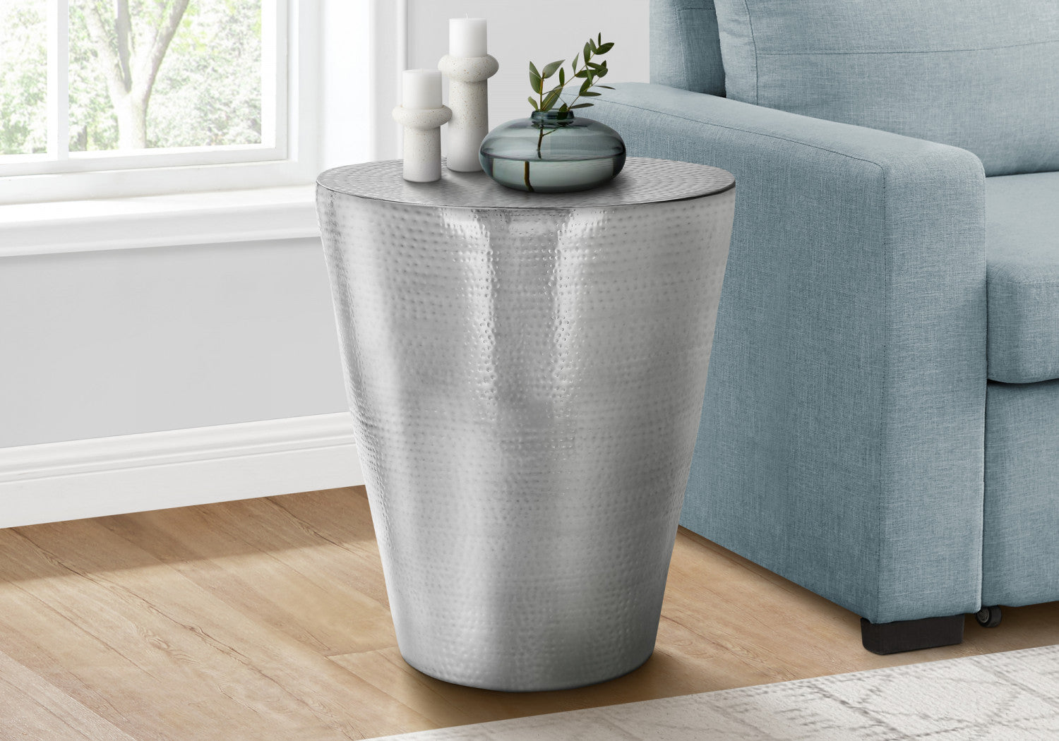 Dario Side Table - Chrome