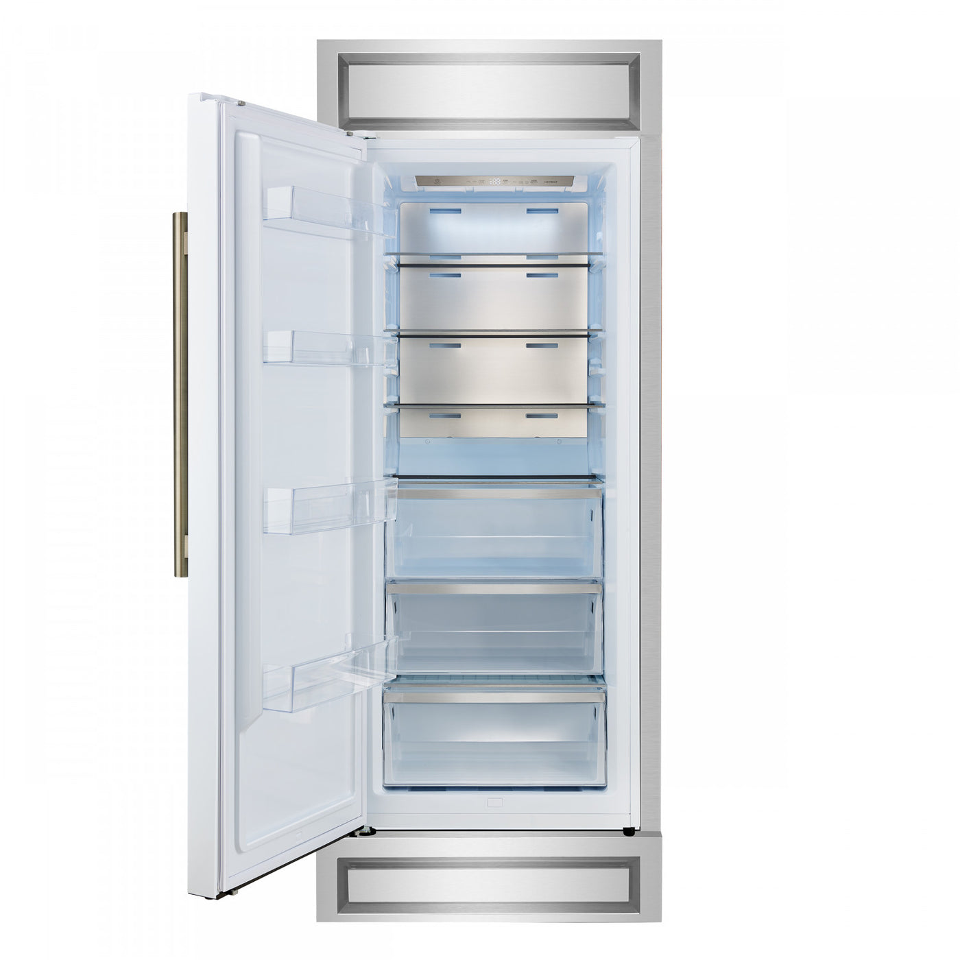 Forno Maderno 28" White Built-In Convertible Refrigerator/Freezer with Left Swing Door (13.6 Cu. Ft.) - FFFFD1722-32LMG-WHT