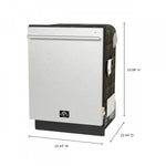 Forno Premium Stainless Steel Kitchen Package with Gas Range, Bottom Freezer Refrigerator and Dishwasher - FBDL-012-01CAUS