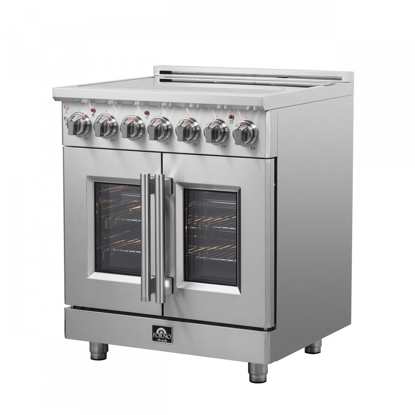Forno Massimo Stainless Steel Freestanding Electric Range With Air Fryer (4.32 Cu. Ft.) - FFSEL6955-30