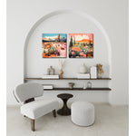 Cactus Garden II Wall Art - Multi-Colour - 18 X 18