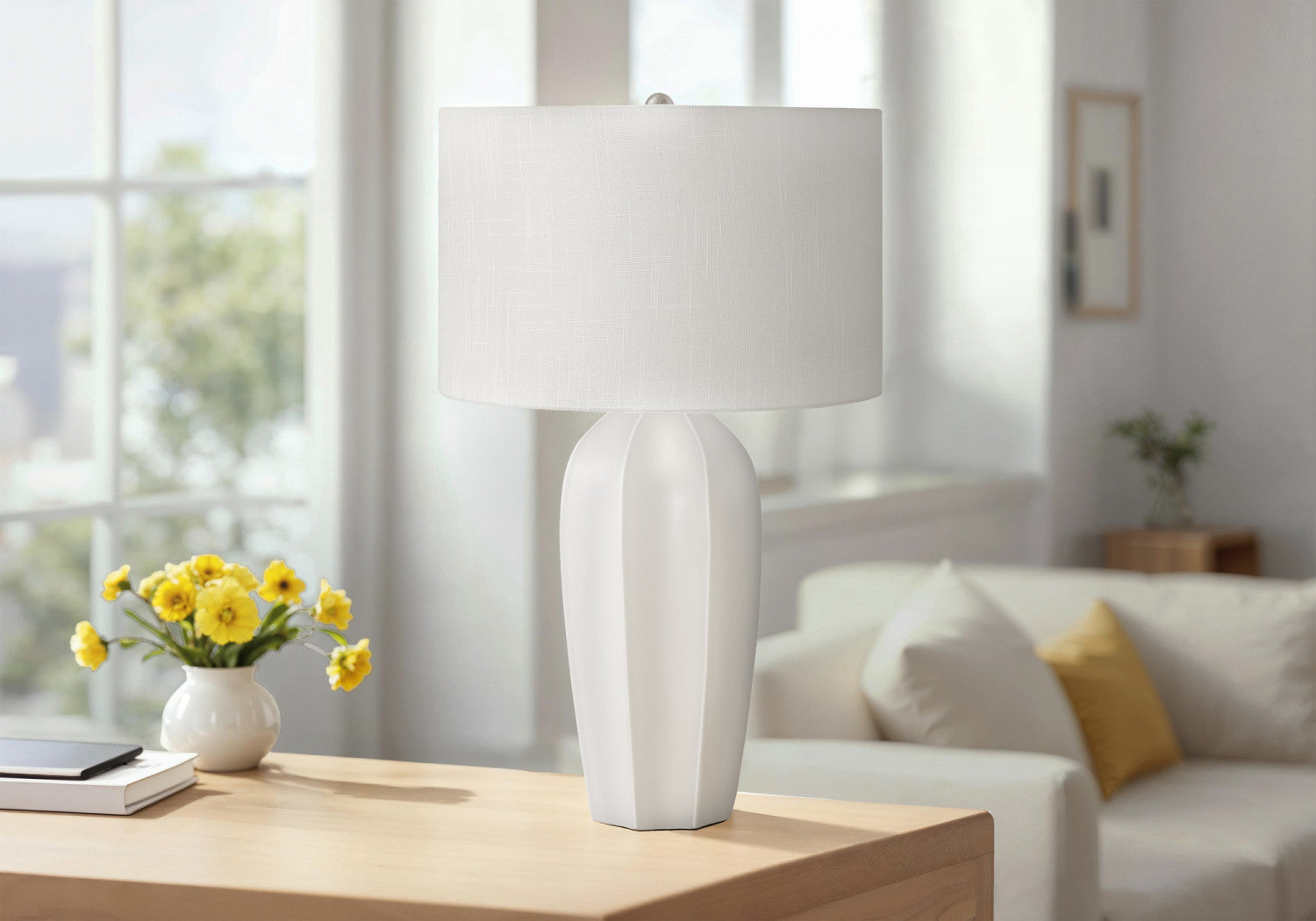 Quincy Table Lamp - Cream