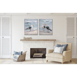 Coastal Companions I Wall Art - Blue/White - 20 X 24