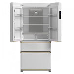 Forno Luigi White French Door Refrigerator (18 Cu. Ft.) - FFFFD1791-33WHT