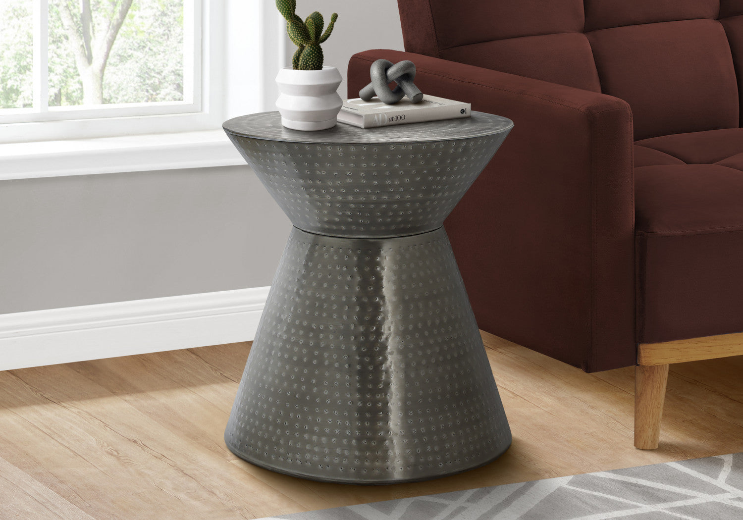 Lumi Side Table - Silver