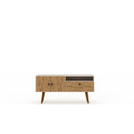 Otuken 54" TV Stand - Off White/Nature