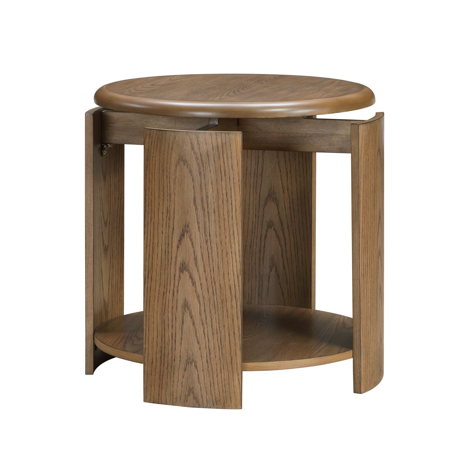 Mirabel 24" End Table - Brown Oak