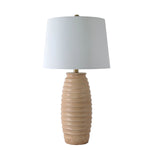 Feeling Connected Table Lamp - Light Brown & White