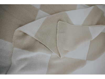 Feeling Connected 50"x 60"x Checkboard Knited Throw