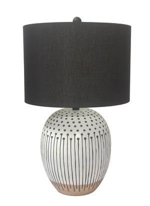 Free Spirit Table Lamp - White, Black