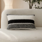 Free Spirit 12 x 20" Cushion - Grey, Black,