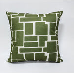 Whimsical Touches 18" x 18" Cushion - Green, White