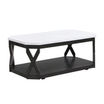 Hadyn Coffee Table - Marble & Dark Grey