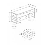 Encore 72" TV Stand - Cream