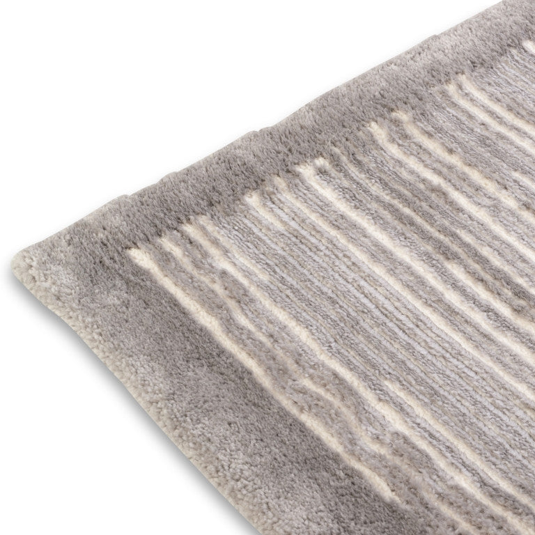 Sherpa Stripes Rug - 5' x 7' - Grey
