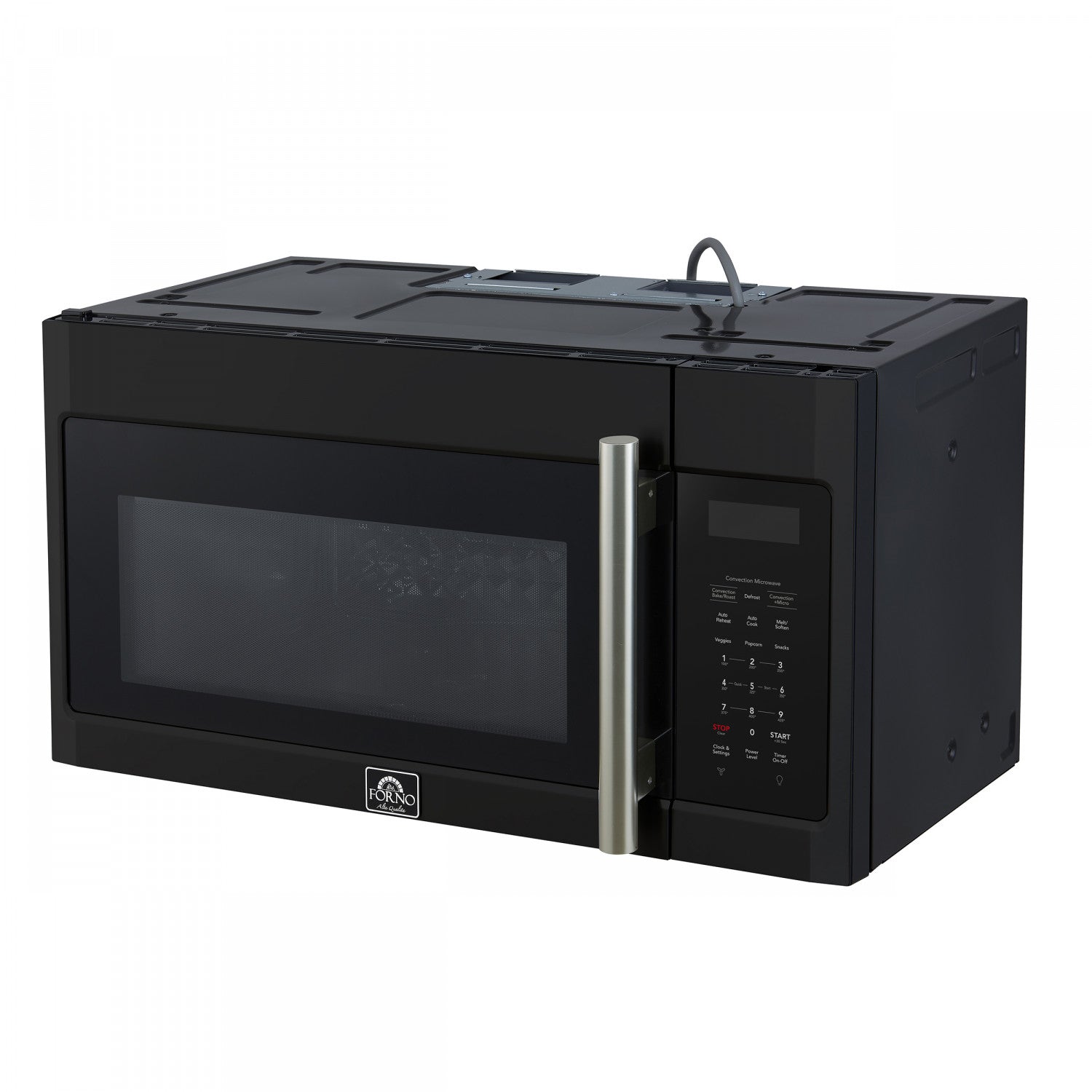 Forno Fornace Black 300 CFM Over-the-Range Convection Microwave (1.5 Cu. Ft.) - FOTR3038-30BLK