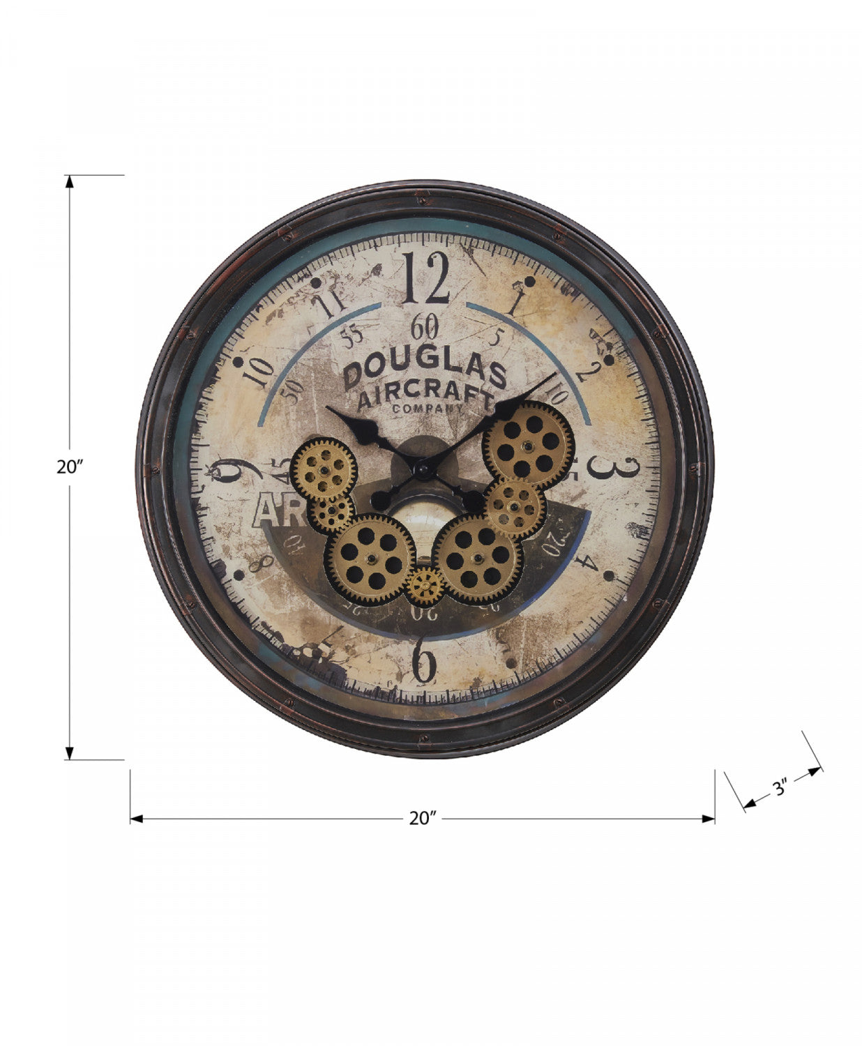 Oracle Clock - Brown